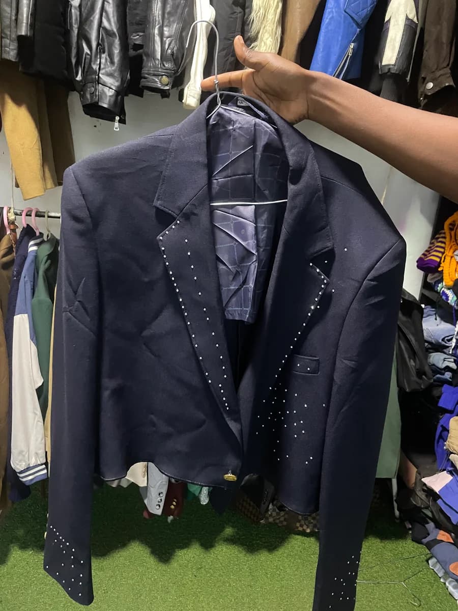 vintage navy blazer